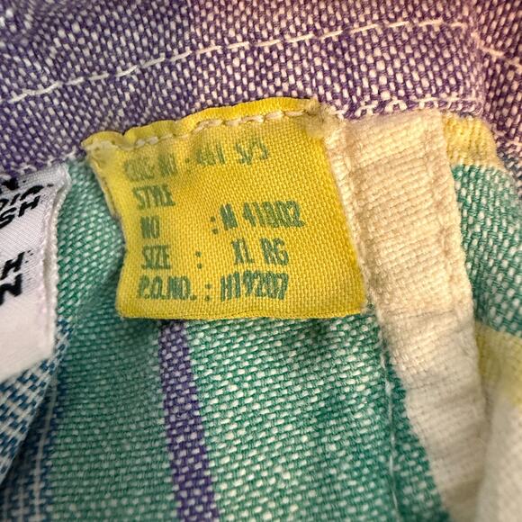 Duck Head Men's Button Up Short Sleeve Casual Shirt Size XL Career Staple - Picture 5 of 15